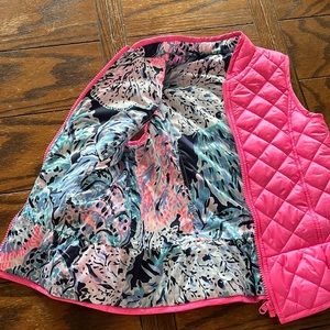 Lilly Pulitzer “Melanie Reversible Vest in Prosecco Pink”